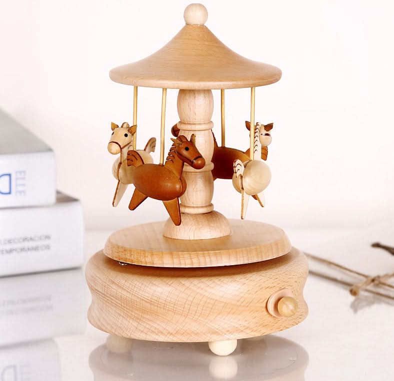 Horse Carousel Music Box