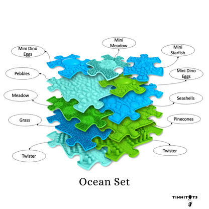 Muffik Ocean Sensory Playmat Set