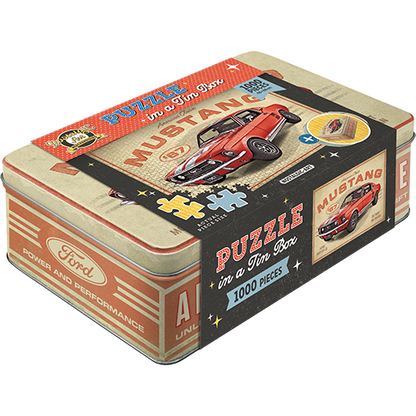 Ford Mustang 1967 GT Red 1000 Piece Jigsaw Puzzle