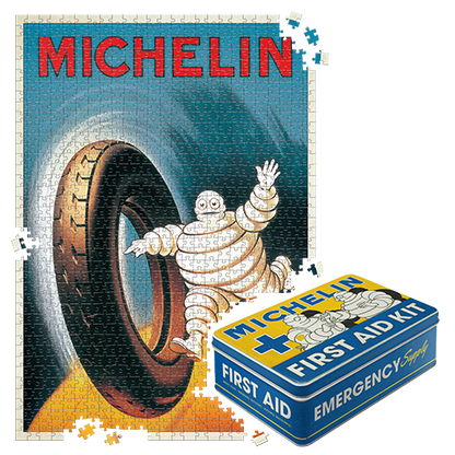 Michelin Vintage 1000 Piece Jigsaw Puzzle – Waving Bibendum