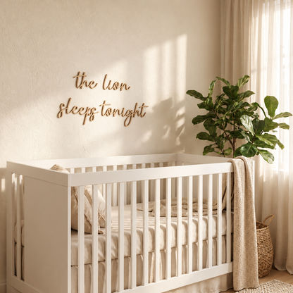 the lion sleeps tonight wall plaque SALE