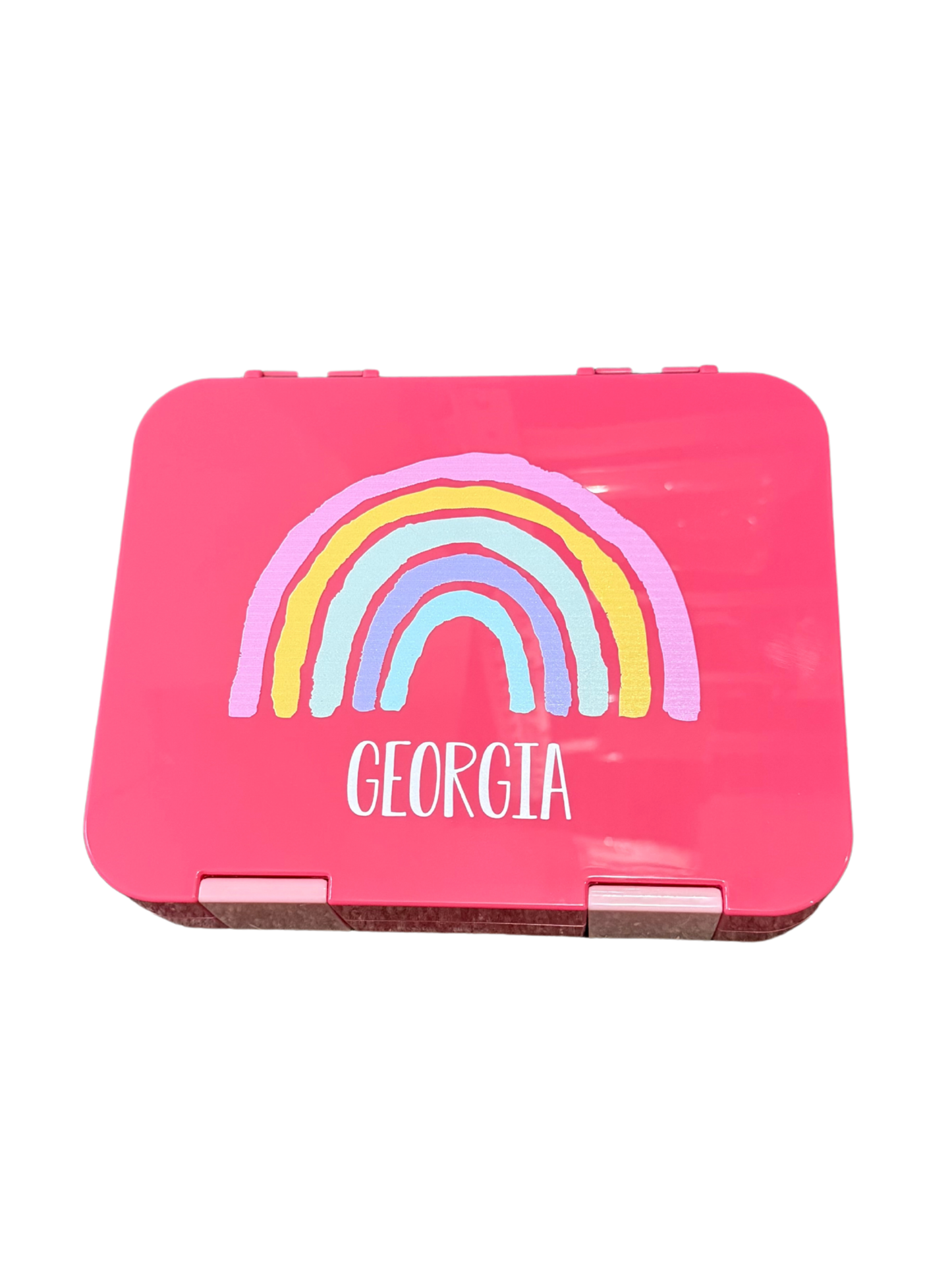 Pink Lunch Box with name Georgia