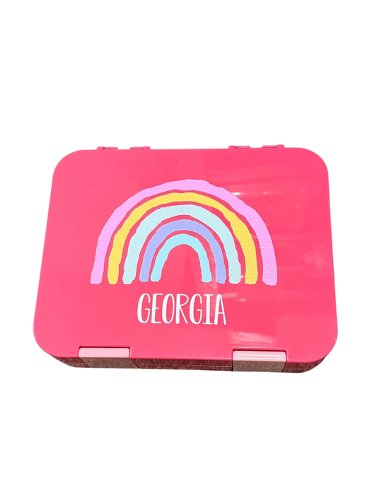 Pink Lunch Box with name Georgia