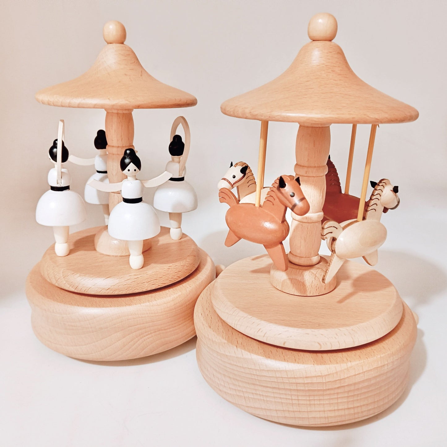 Horse Carousel Music Box