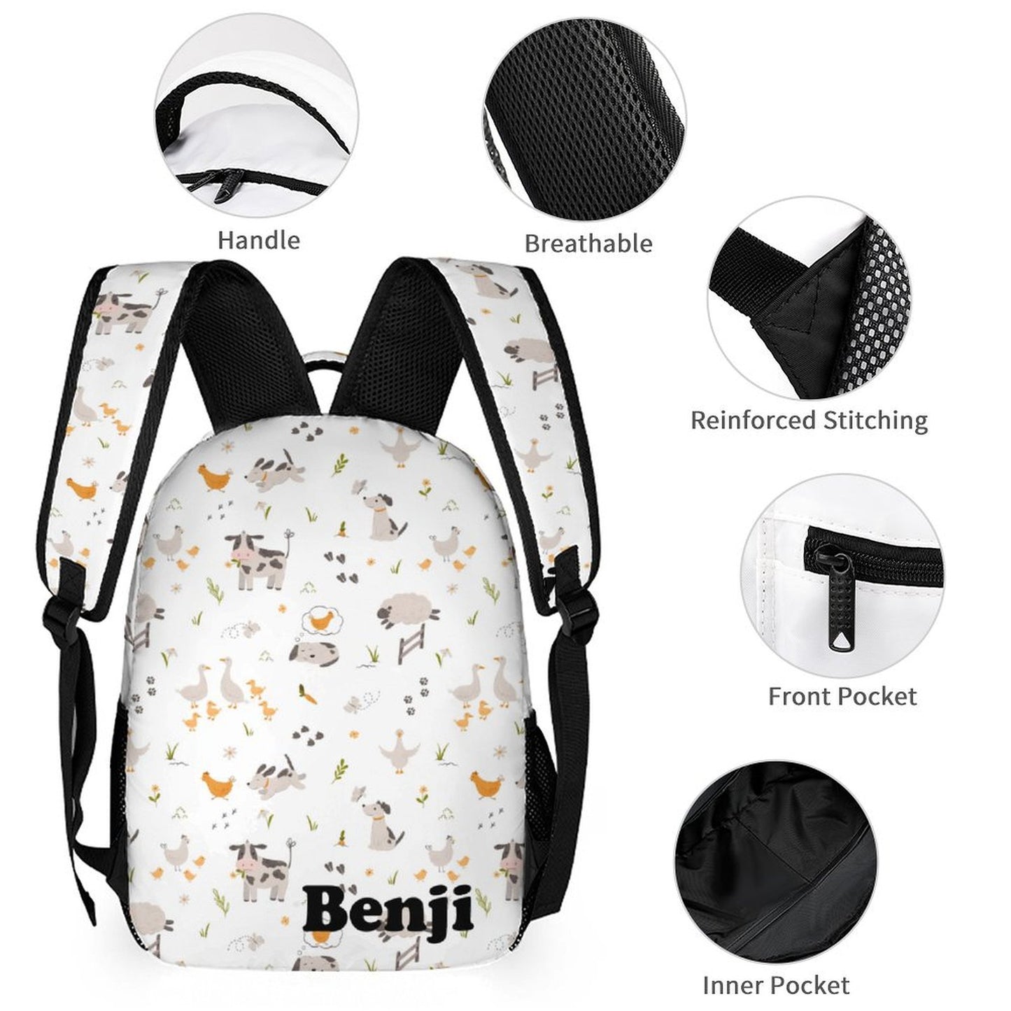 Personalised Backpack - Farm