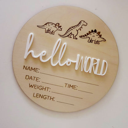 hello world dinos