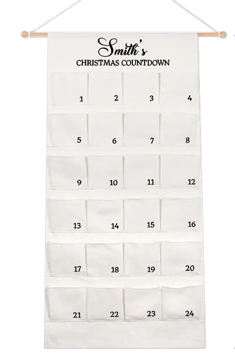 Personalised Large Christmas Advent Calendar - CLASSIC