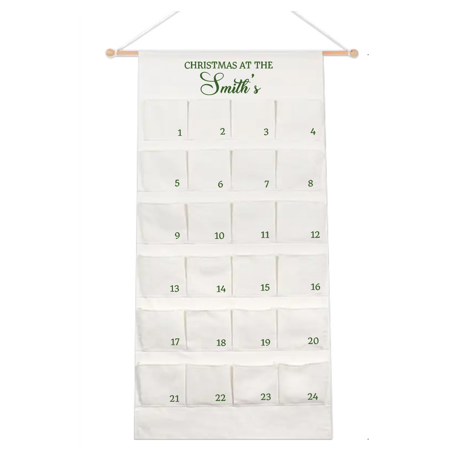 Personalised Large Christmas Advent Calendar - CLASSIC