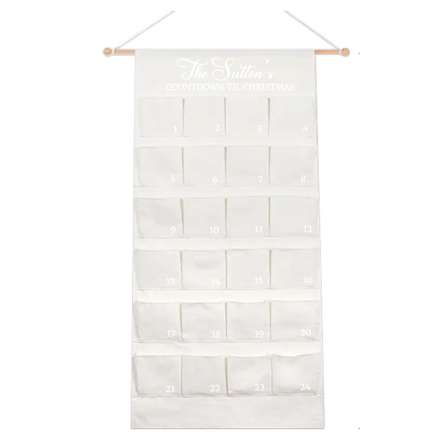 Personalised Large Christmas Advent Calendar - CLASSIC