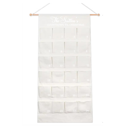Personalised Large Christmas Advent Calendar - CLASSIC