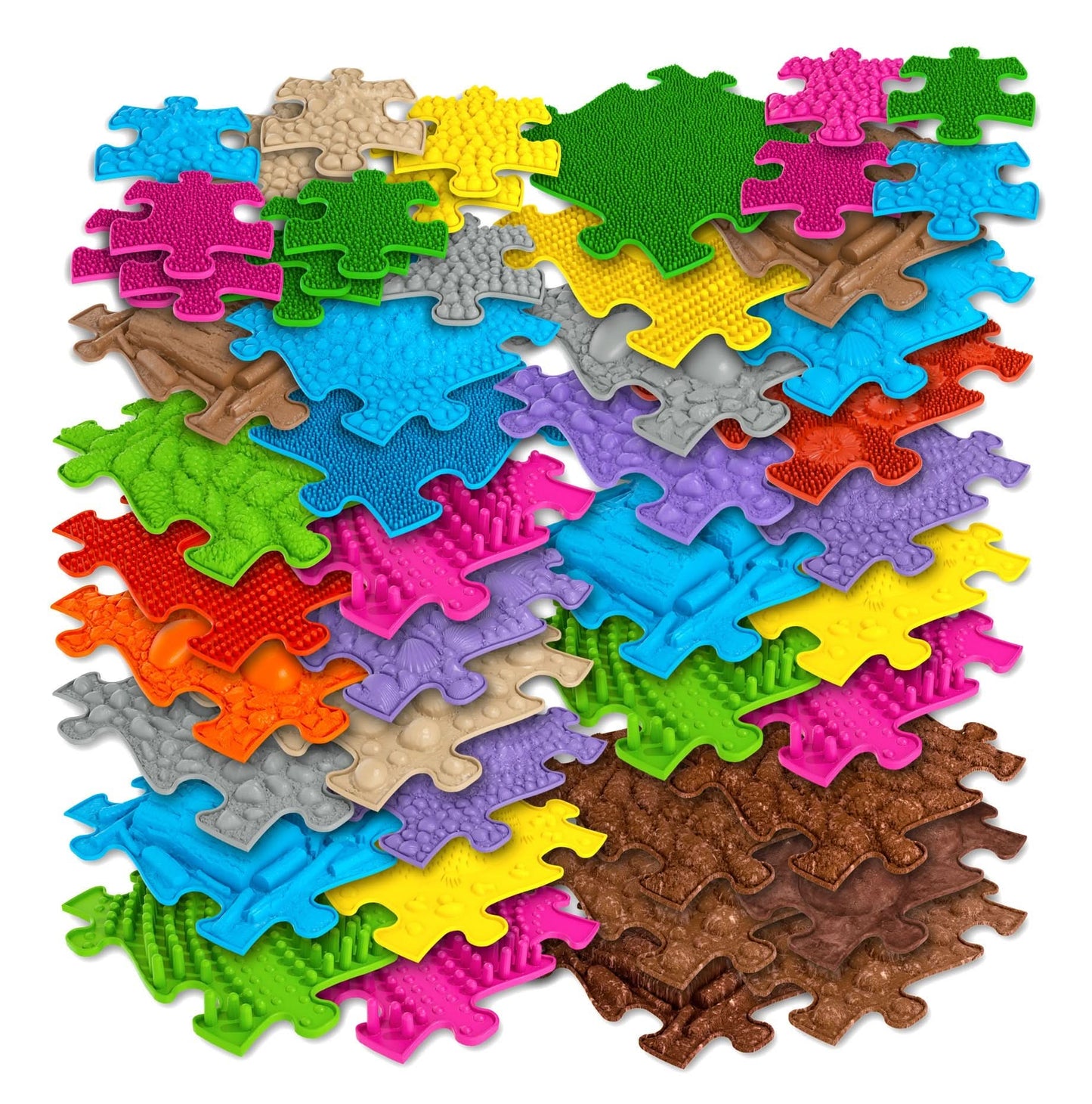 Muffik Diamond Sensory Play Mats Set