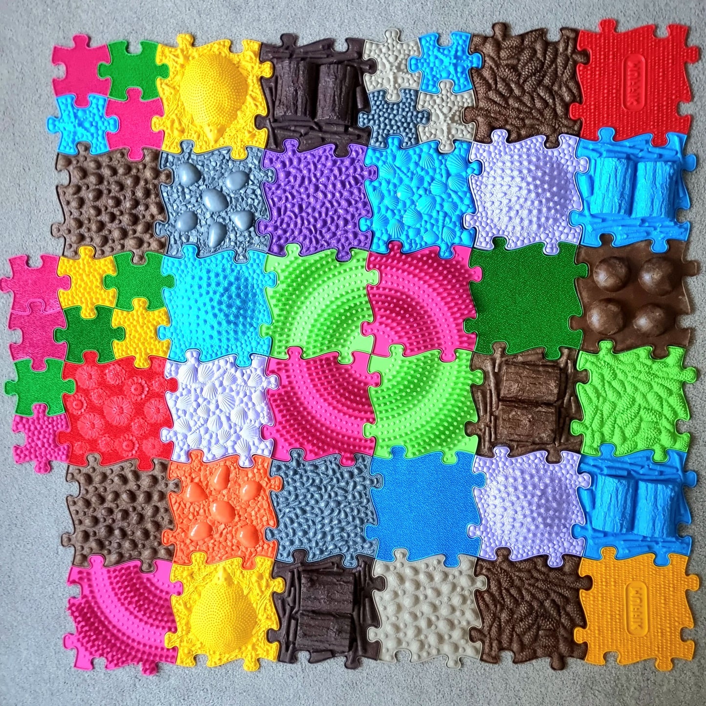 Muffik Diamond Sensory Play Mats Set