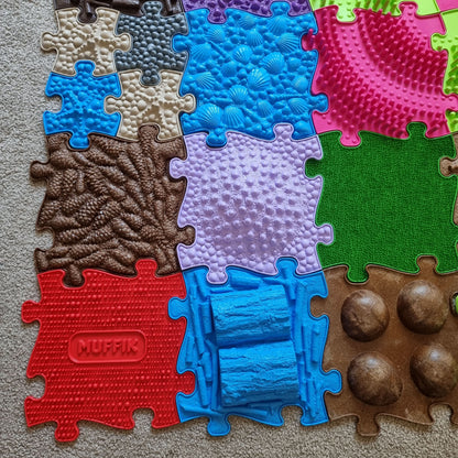 Muffik Diamond Sensory Play Mats Set
