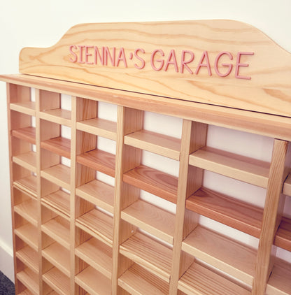 Personalised Wooden Toy Car Display - PRE ORDER SHIPS END OF AUG 2026