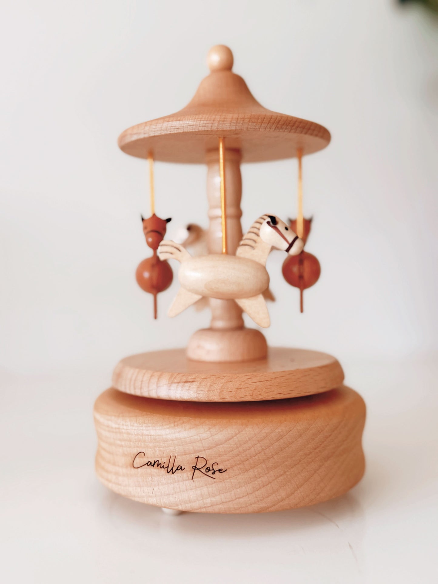 Horse Carousel Music Box
