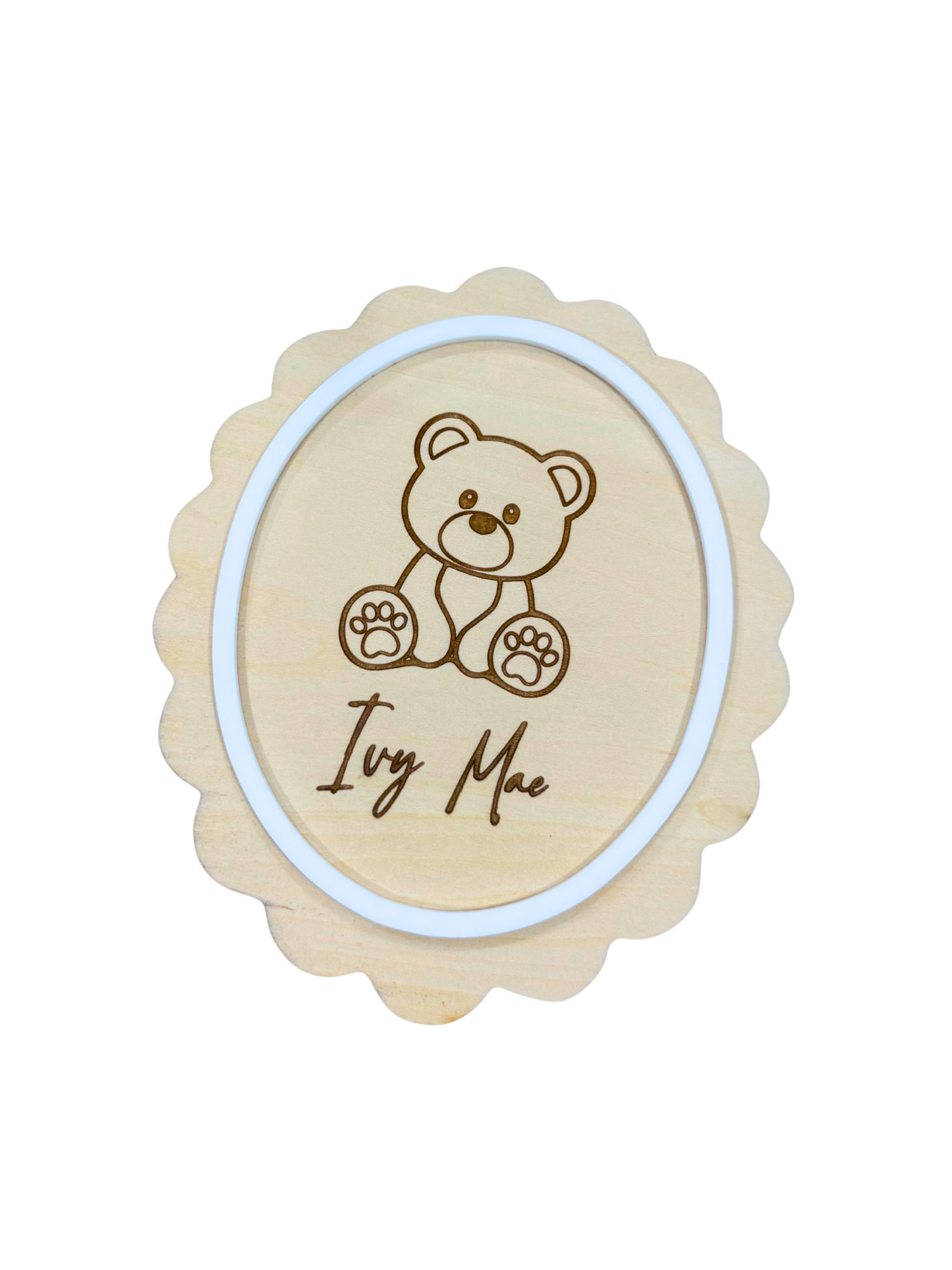 Personalised Teddy Bear Birth Announcement