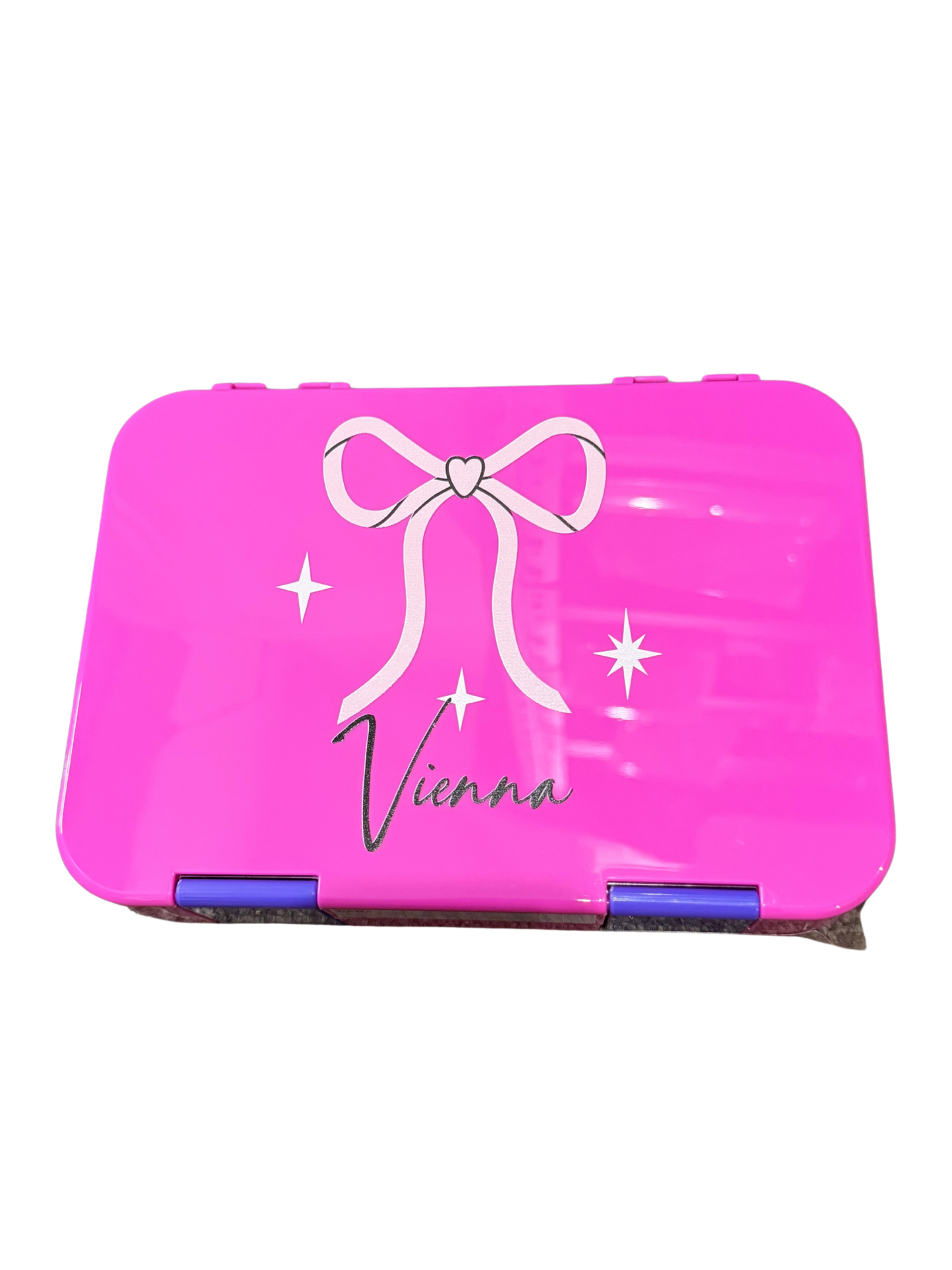 Pink Lunch Box with name Vienna