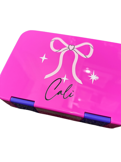 Pink Lunch Box with name Cali