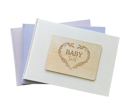 Personalised Scrapbook - Wooden Heart