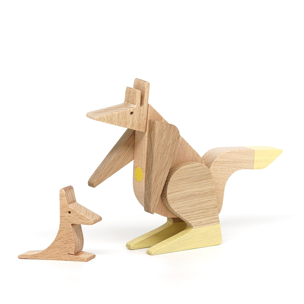 Wooden Magnetic - Kangaroo Puzzle Toy