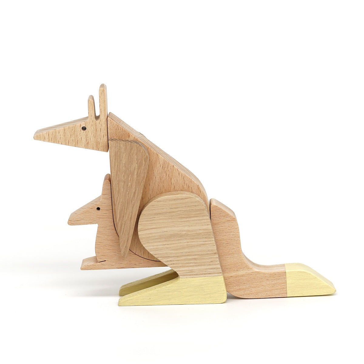 Wooden Magnetic - Kangaroo Puzzle Toy