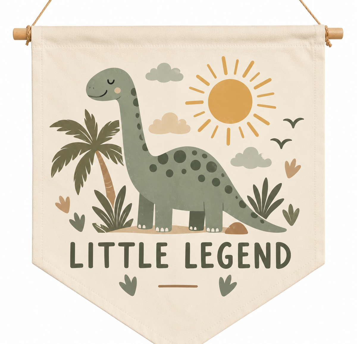 little legend dino flag