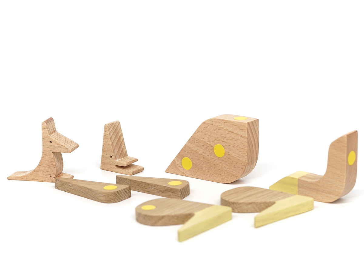 Wooden Magnetic - Kangaroo Puzzle Toy