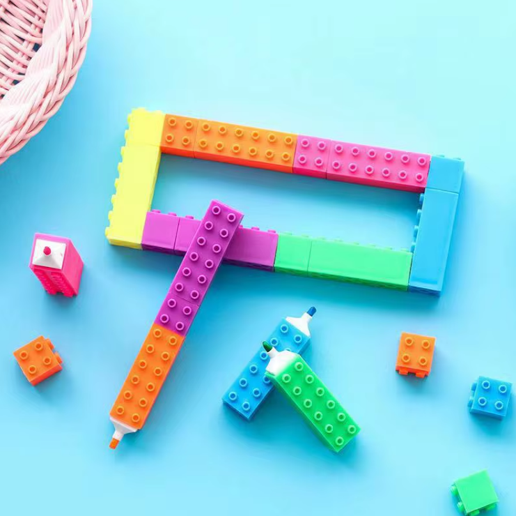 Building Block Highlighter (6 colours per set) – Tinker Gifts