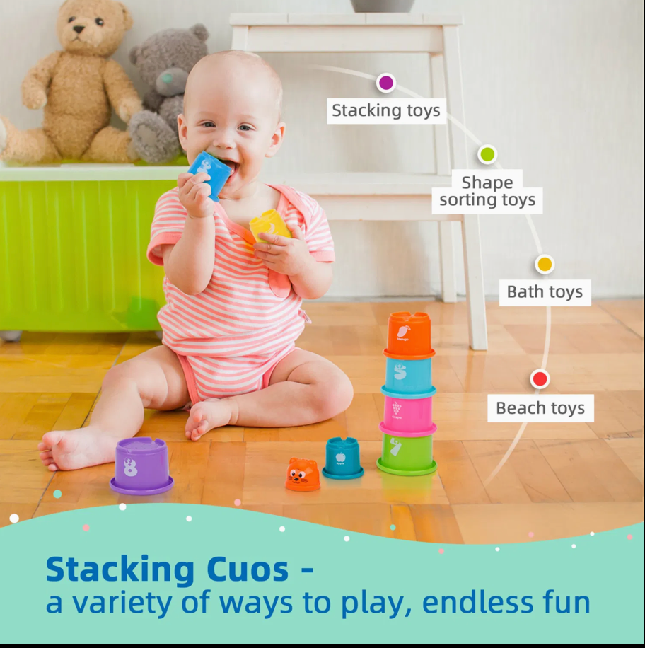 Wooden Montessori Educational Toy Box for Baby 13-18 Months
