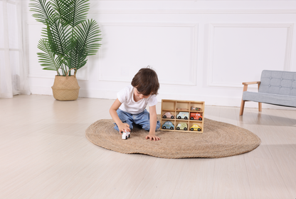 Wooden Transportation & Street Sign Set | Montessori Learning Toy for Toddlers