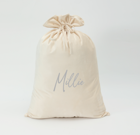 Cream Sack with Silver Millie