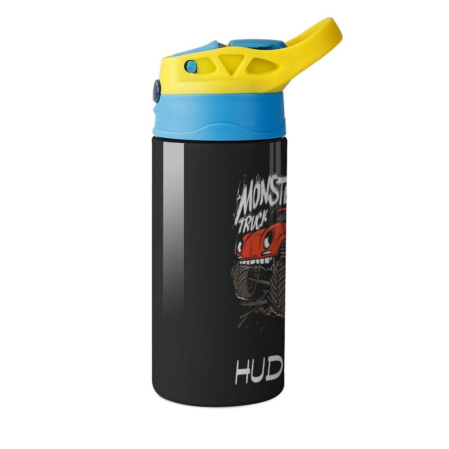 Personalised Kids Water Bottle - Monster Truck