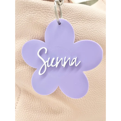 Bag Tag - Flower - Timber Tinkers