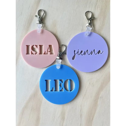 Bag Tag - Multiple Colours - Timber Tinkers