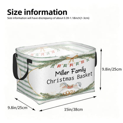 Personalised Christmas Storage Basket