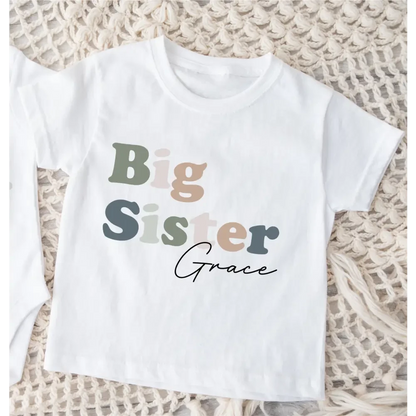Big Sister T-Shirt - Natural - Timber Tinkers