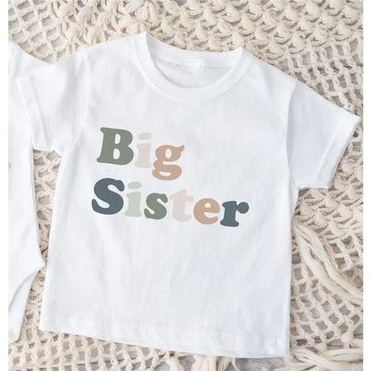 Big Sister T-Shirt - Natural - Timber Tinkers