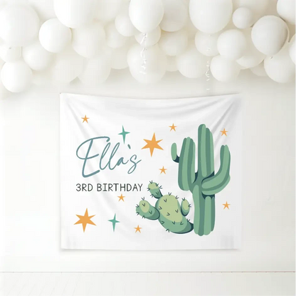 Birthday Banner - Cactus - Timber Tinkers