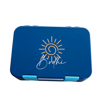 Personalised Lunch Boxes - Blue Sun