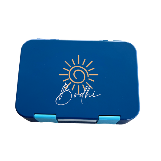 Personalised Lunch Boxes - Blue Sun
