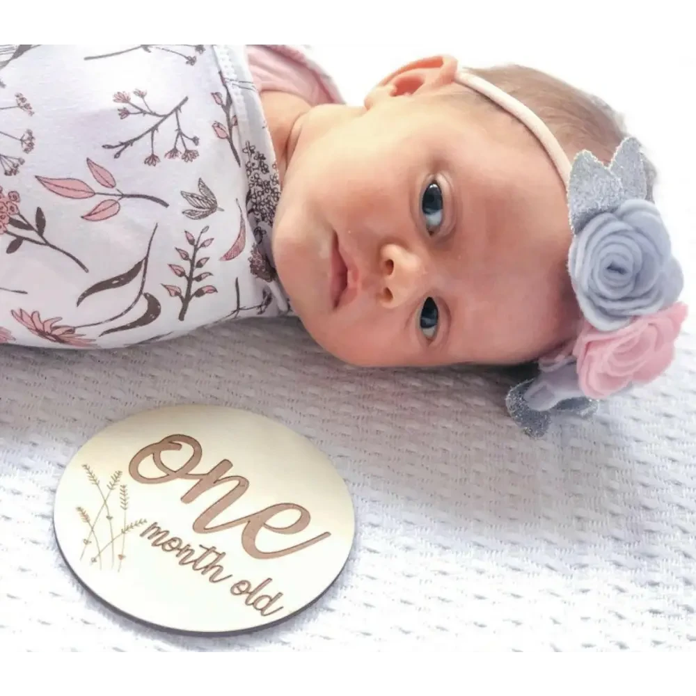 Botanical Wooden Milestones - Timber Tinkers
