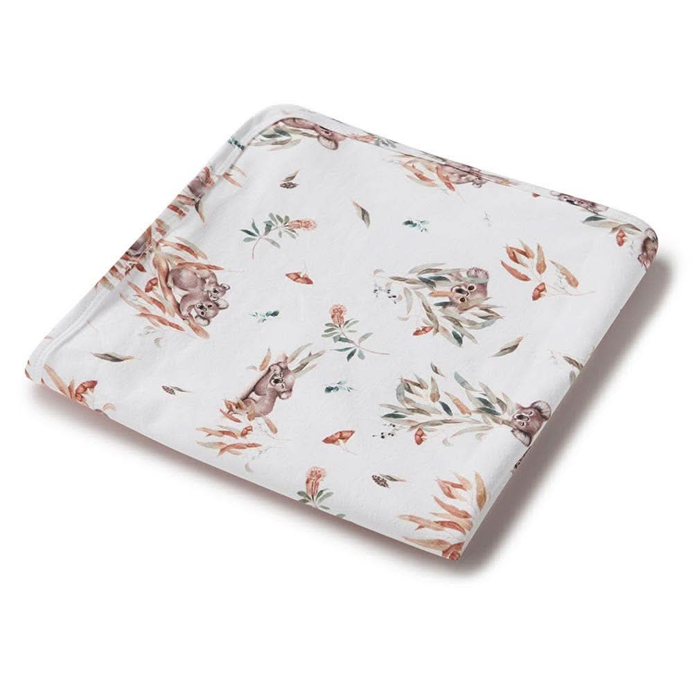 Koala Organic Jersey Wrap & Beanie Set
