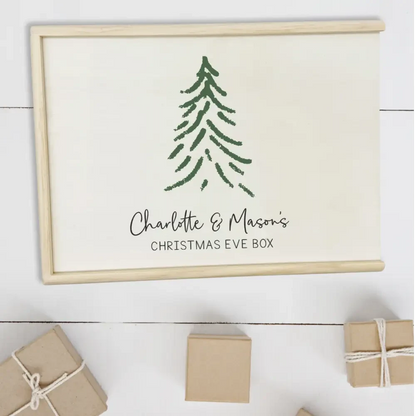 Christmas Box - Green Tree - Timber Tinkers