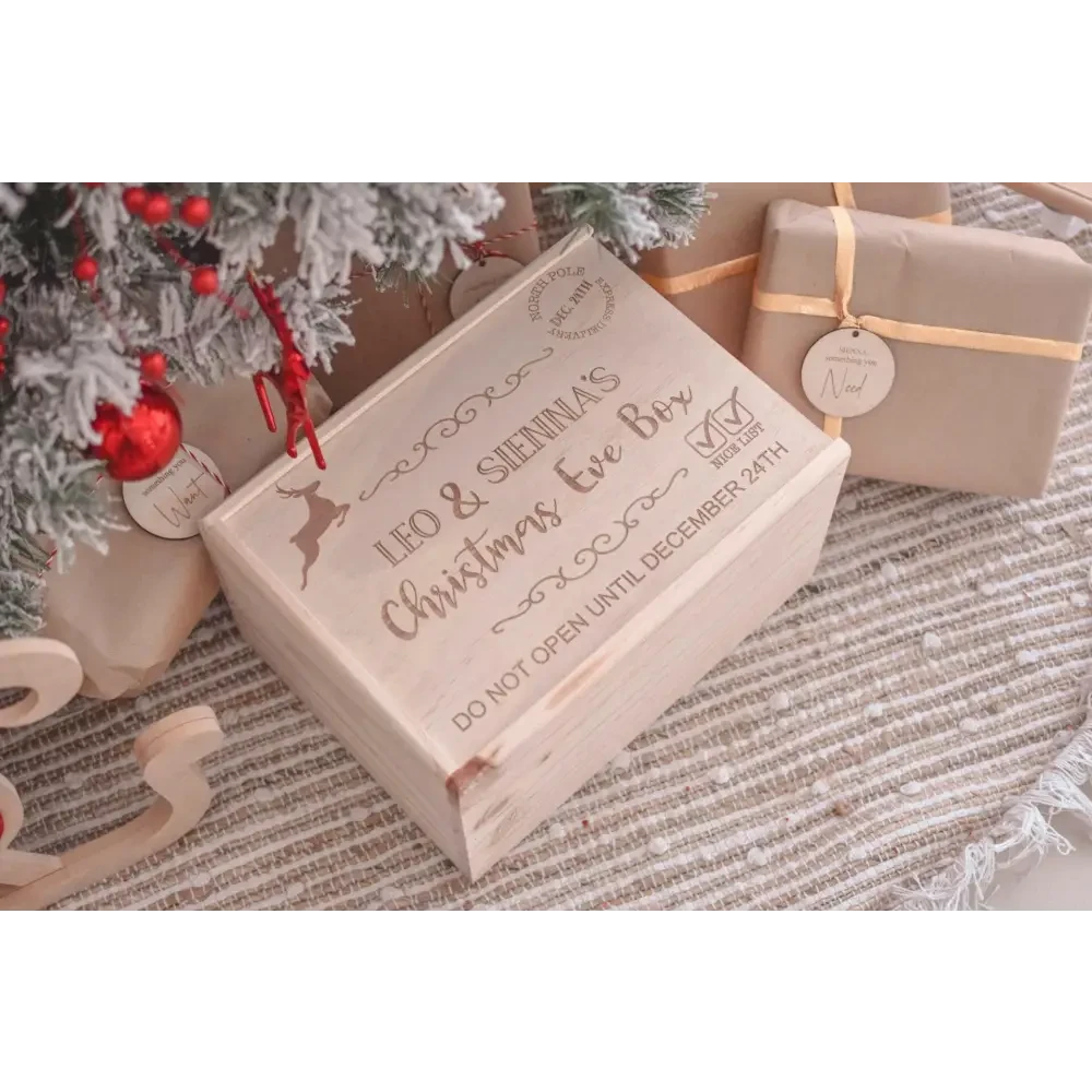 Christmas Box - Reindeer - Timber Tinkers
