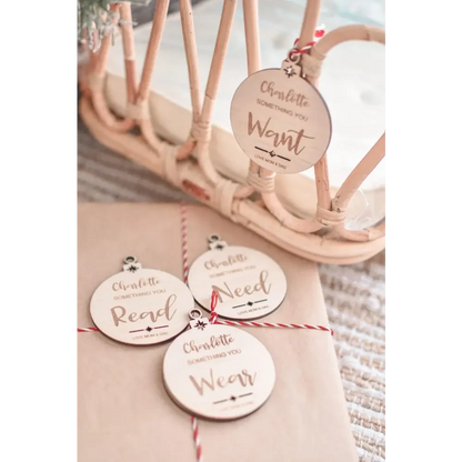 Christmas Mindful Gifting Tags - Timber Tinkers