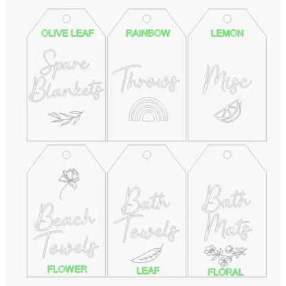 Custom Storage Labels - Timber Tinkers