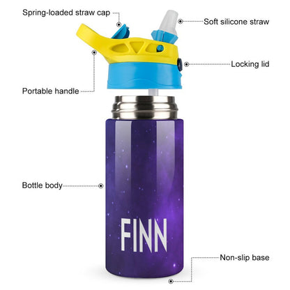 Personalised Kids Water Bottle - Galaxy