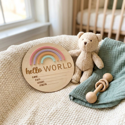 Hello World Rainbow Pastels