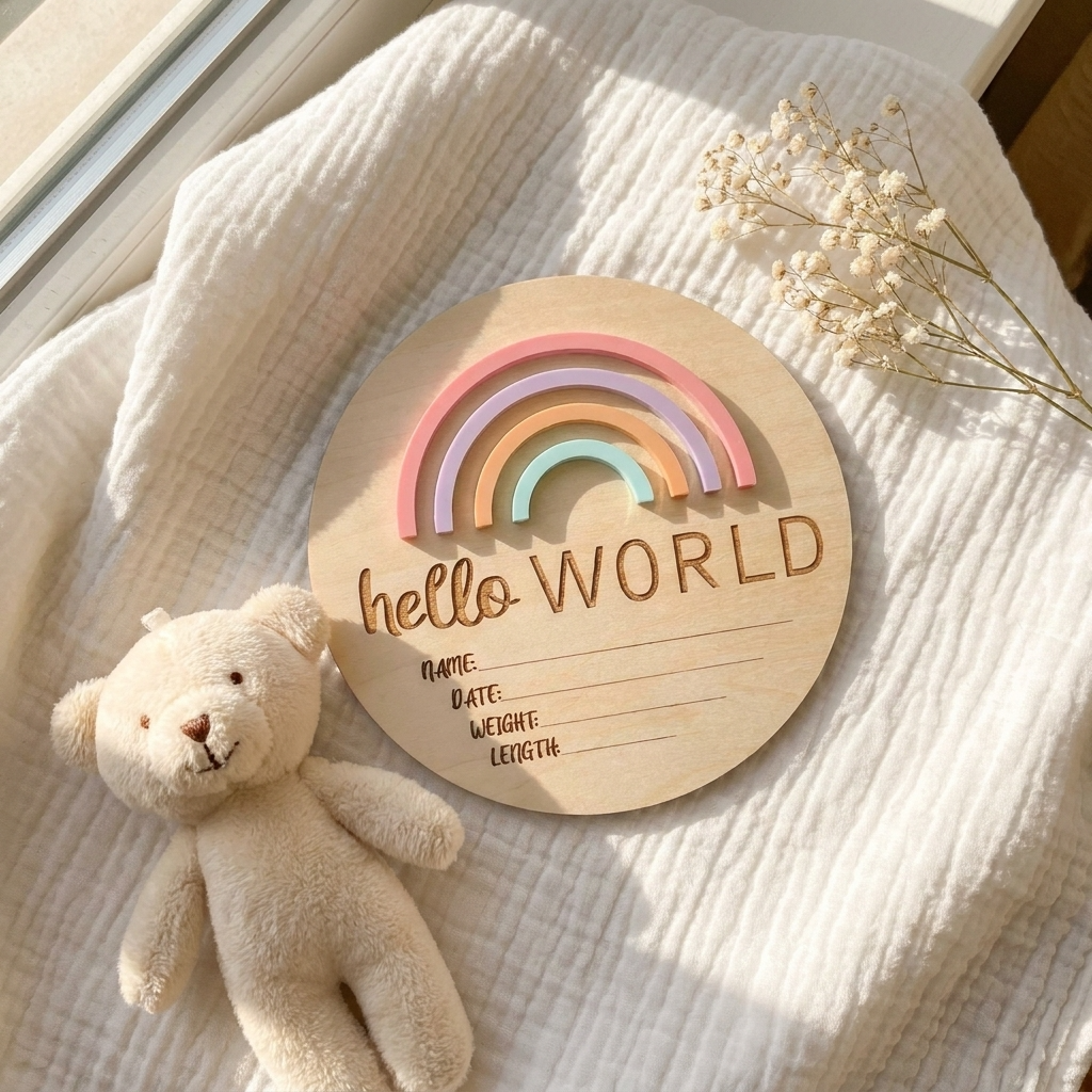 Hello World Rainbow Pastels