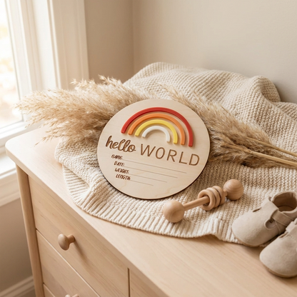 Hello World Rainbow Sunshine